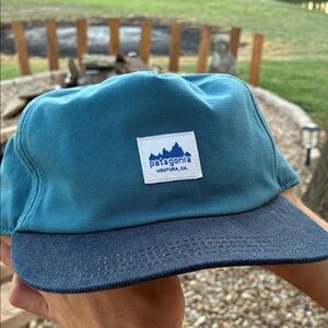 Patagonia Teal and Navy Cap